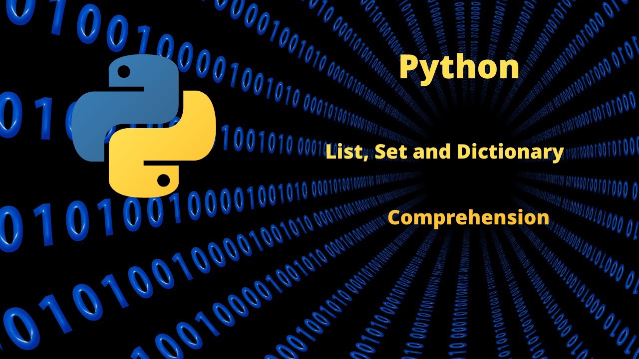 Set dict. List Comprehension Python. Dict Comprehension Python.