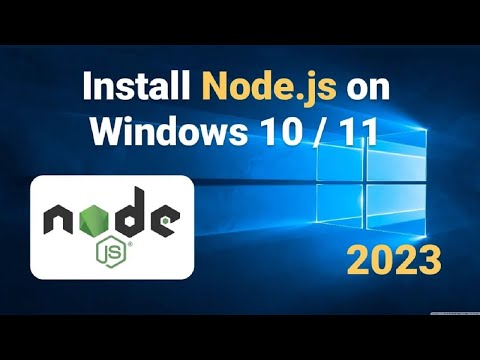 How to Install Node.js and NPM on Windows 10 / 11 [ 2023 Update] || Latest Node js installation ||