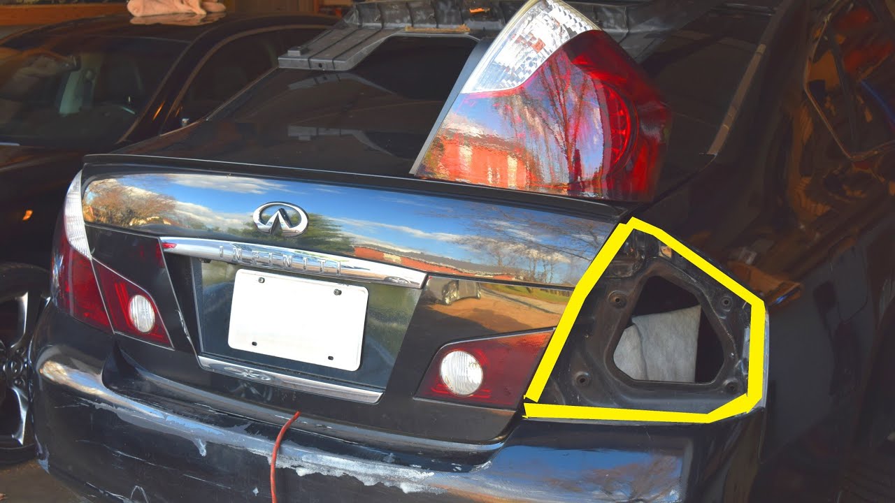 Infiniti M35 M45 Tail light removal. YouTube