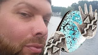 HOW TO MAKE A simple BEZEL SETTING for a TURQUOISE stone & silver PENDANT 