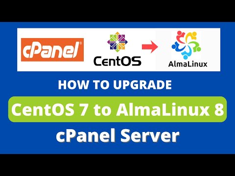 How to upgrade CentOS 7 cpanel server to AlmaLinux 8