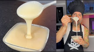 (Em 30 SEGUNDOS!!) Receita de LEITE CONDENSADO de vagabundo só com 3 INGREDIENTES!!! 🥛🍼