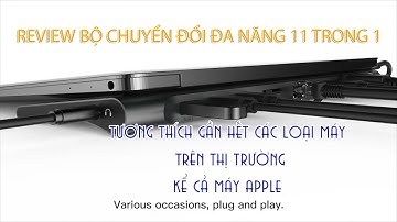 Review Chi Tiết Bộ Chuyển Đổi 11 trong 1 cổng Type C   Baseus Enjoyment Series Type C