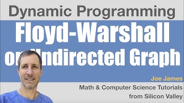 Floyd Warshall Algorithm on Undirected Graph - Dynamic Programming Example