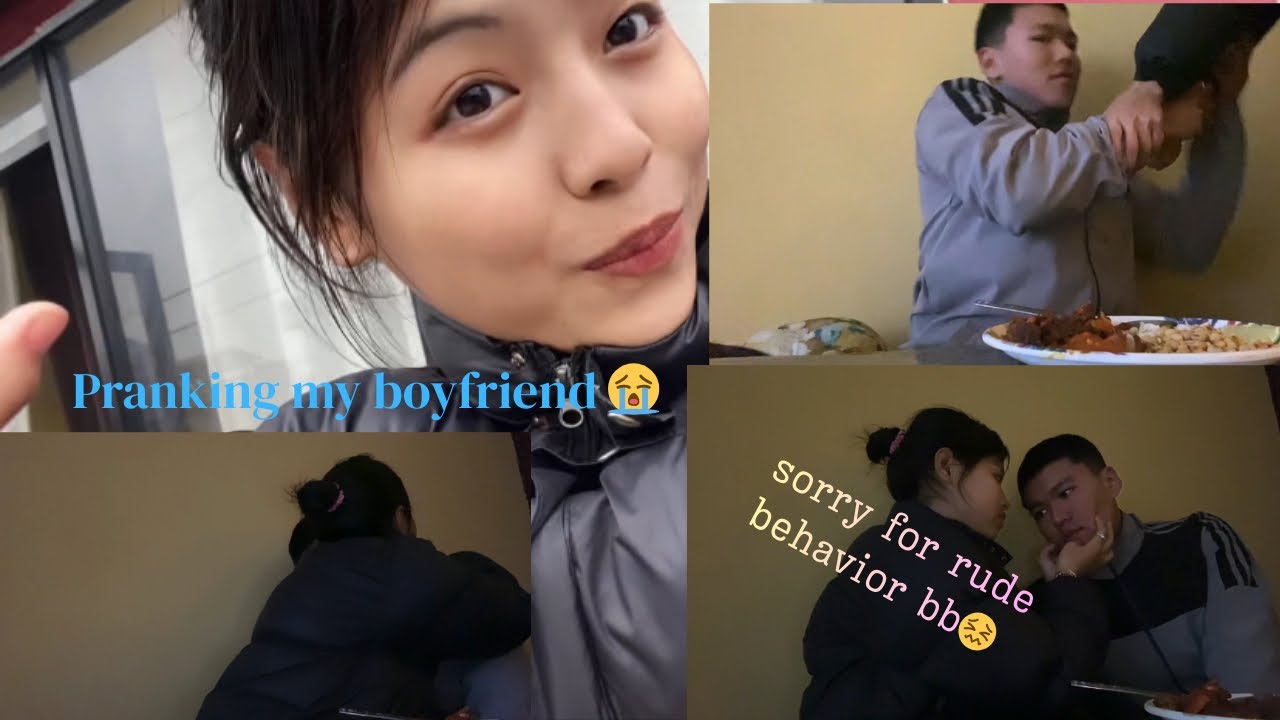 RUDE PRANK ON MY BOYFRIEND 😭🥹||SORRY DIPESH