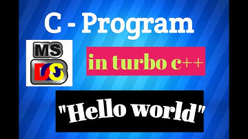 C Program to Print "Hello World" | First C Program/ Learn coding 2021/22