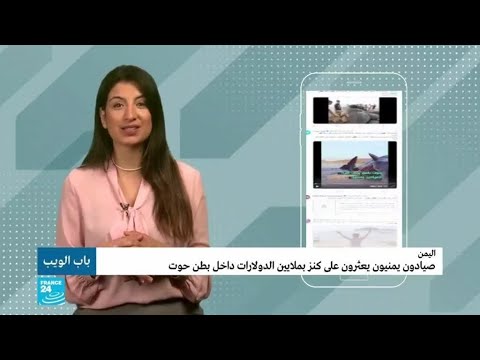 صيادون يمنيون يعثرون على كنز بملايين الدولارات داخل بطن حوت