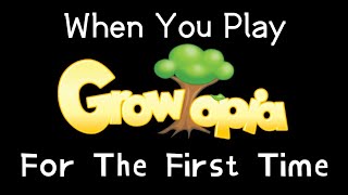 When You Play Growtopia For The First Time *Funny*