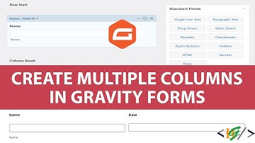How to Create Multiple Columns in Gravity Forms in WordPress