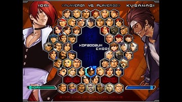 Iori Vs Kusanagi (CPU) - The King Of Fighters 2002 Unlimited Match