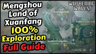 Mengzhou Land of Xuanfang All Supply Chests & Unclaimed Rafter Kites Wuthering Waves 3.5