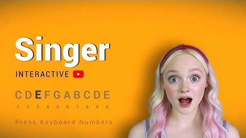 YouTube Singer - Play on YouTube with your number keys