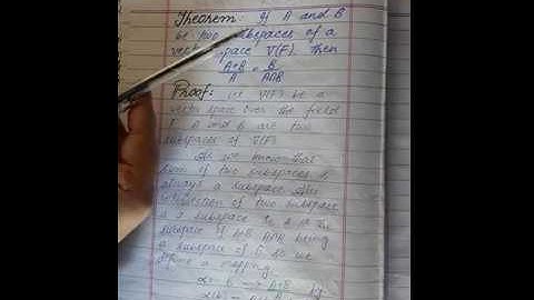 Fundamental Theorem of vector homomorphism || # Linear Algebra