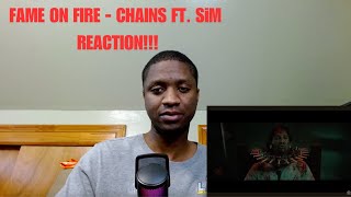 Fame on Fire - "Chains (The Tower)" feat. SiM (Official Music Video) REACTION!!!
