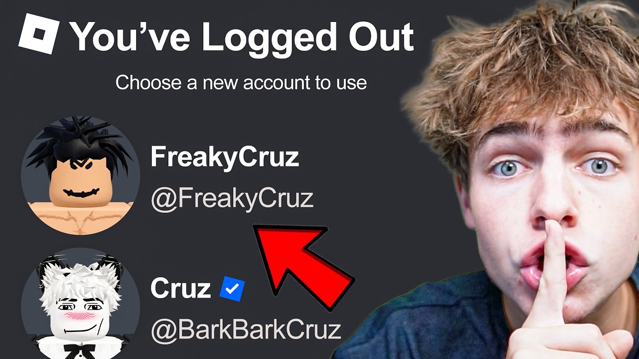 Leaking My SECRET Roblox Accounts..