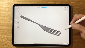 【Shapr3D】modeling a fork by spline curve