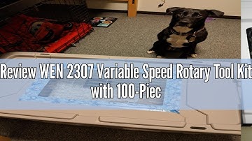 Review WEN 2307 Variable Speed Rotary Tool Kit with 100-Piece Accessories,Blue,Medium