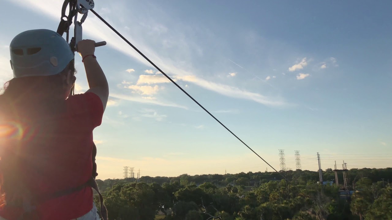 Sunset Zip Line Adventure at Empower Adventures in Tampa Bay YouTube