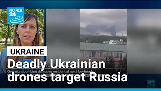 Ukraine drone strike on Russian oil-refining city kills 12 people • FRANCE 24 English