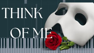 Think of me | The Phantom of the Opera | Synthesia Piano Tutorial