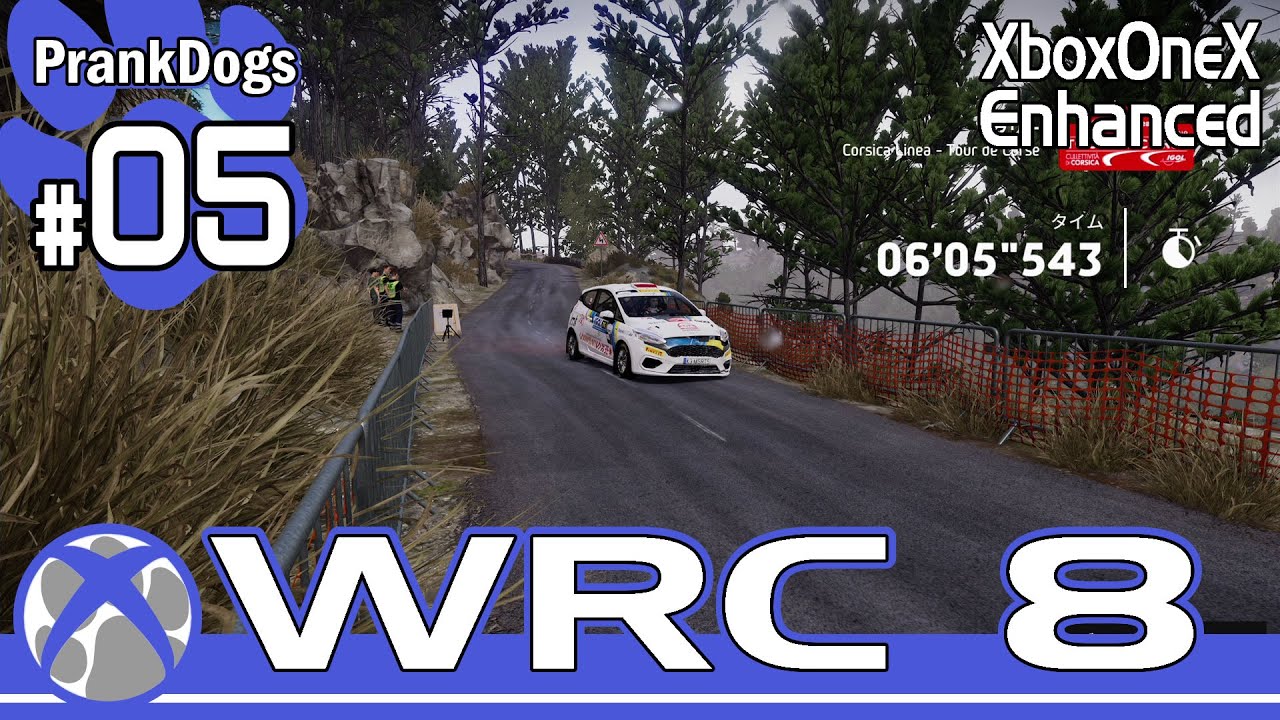 #05【WRC 8 on Xbox】上手になってｋ・・・バグかぁ・・・【大型犬の実況】