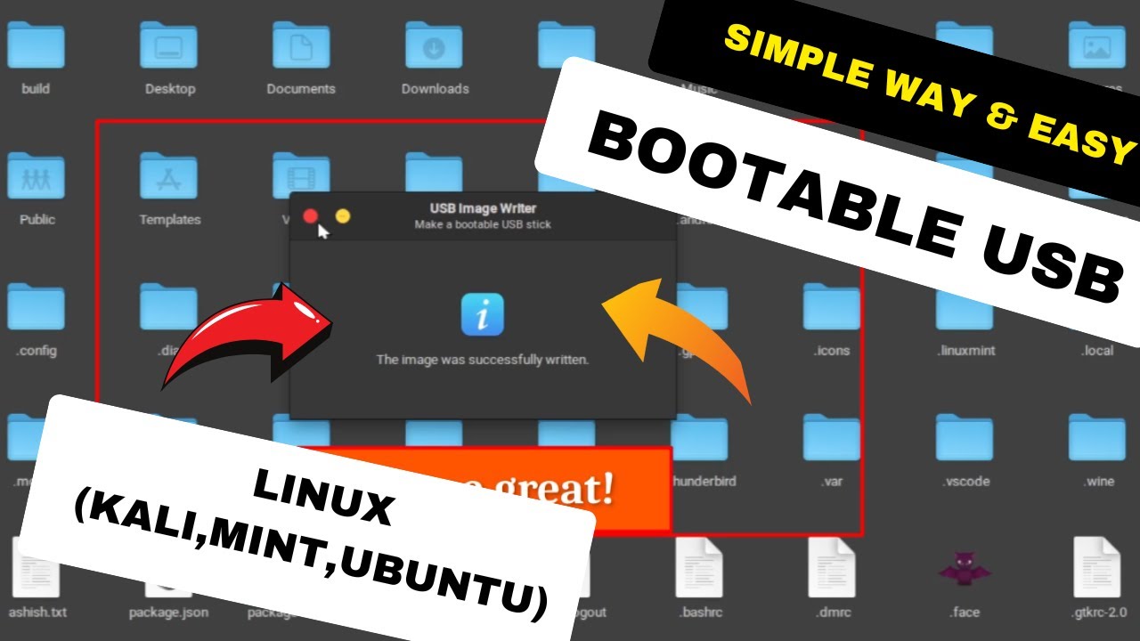 How to create a bootable usb drive in Linux 2024 || Codeflix