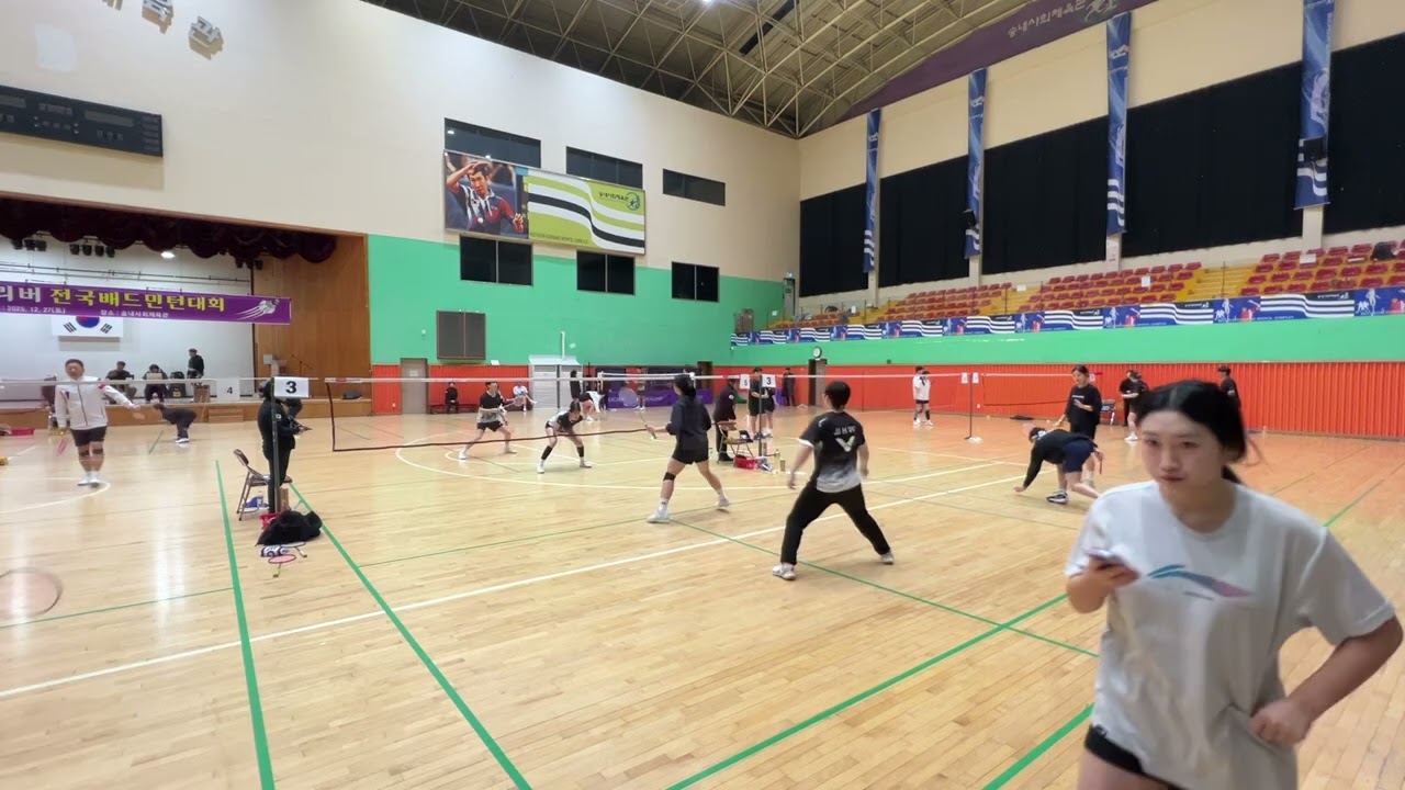 올리버 전국 배드민턴대회 혼복 20D 예선 1경기
