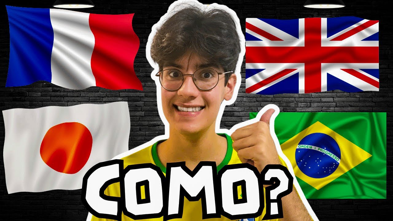 Como VIRAR POLIGLOTA em 4 PASSOS - DICAS para falar vários IDOMAS RÁPIDO | PEDRO MAIA