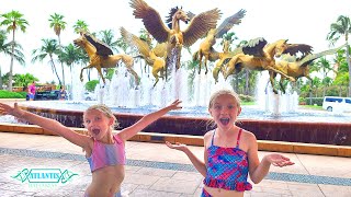 Best Tour of Atlantis Bahamas Waterpark The Cove & Royal Resorts!!!