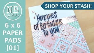 TOP TIPS  for Using 6x6 PAPER PADS in Clean and Simple Card-Making [2024/128]
