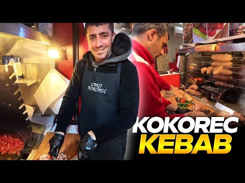 🇹🇷 Turkish Kokorec Kokoretsi Intestine Street Food – Amazingly Delicious