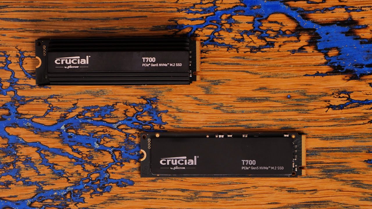 SSD Crucial T700 1 To PCIe Gen5 NVMe M.2 avec dissipateur