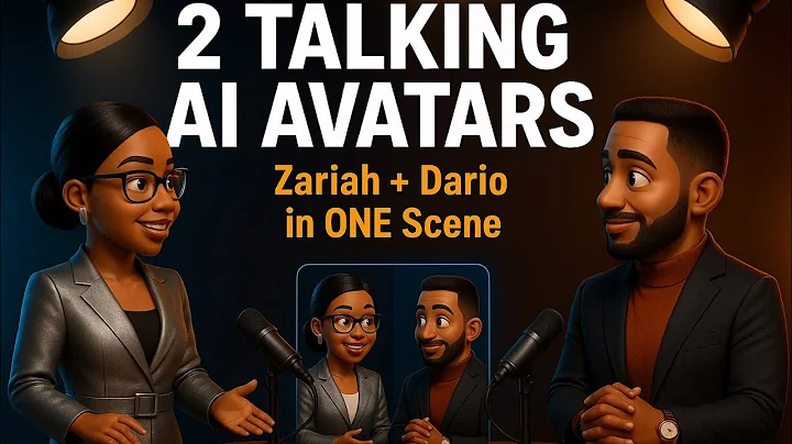 CRAZY HACK!! How to Make 2 AI AVATARS Have a CONVERSATION in one SCENE. 🤯 —STEP-By-STEP Tutorial. 