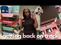 Getting Back on Track Vlog ✨♡ Meal Prep, Self-Care & Study Day