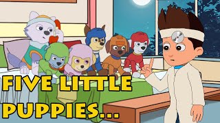 Five little puppies | Kids Song