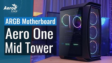 AeroCool Aero One Mid Tower Case - Connecting the Hub to Your Addressable RGB Motherboard