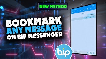 How to Bookmark Any Message on BiP Messenger @skillswave