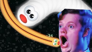 worms zone io snake attacking snake game bast Android game#provsnoob #wormszoneio #gamebiggame