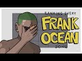 Ranking Every Frank Ocean Song