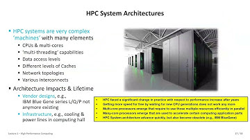2025 High Performance Computing Lecture 1 High Performance Computing Part Two 💻
