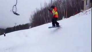 Snowboard trick