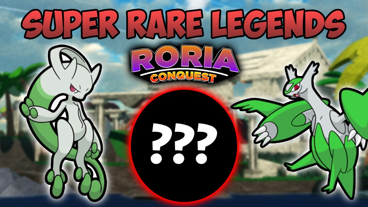 Catching SUPER RARE Legends In Pokemon Brick Bronze (Roria Conquest Roblox)