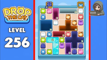 Drop The Cat level 256 solution 