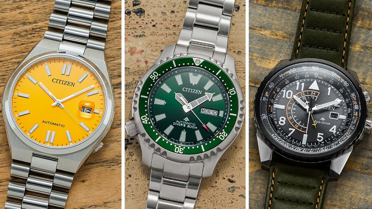18 Of The Best Citizen Watches for Enthusiasts - YouTube