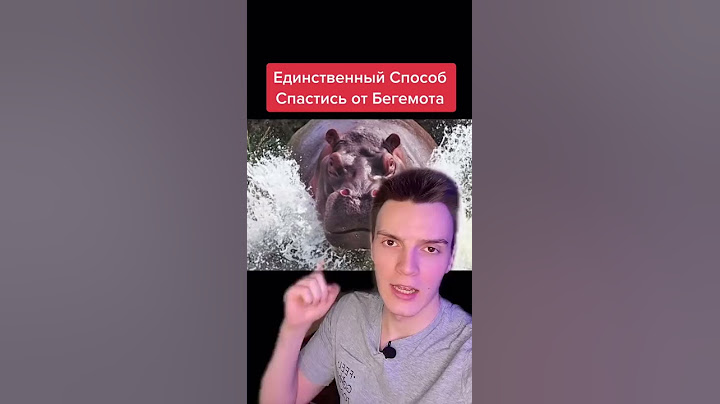 ЕДИНСТВЕННЫЙ СПОСОБ СПАСТИТЬ ОТ БЕГЕМОТА
