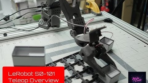AI Robot Arm - LeRobot SO-101 Teleoperation Overview - One Step Closer to #ai #robotics #robot