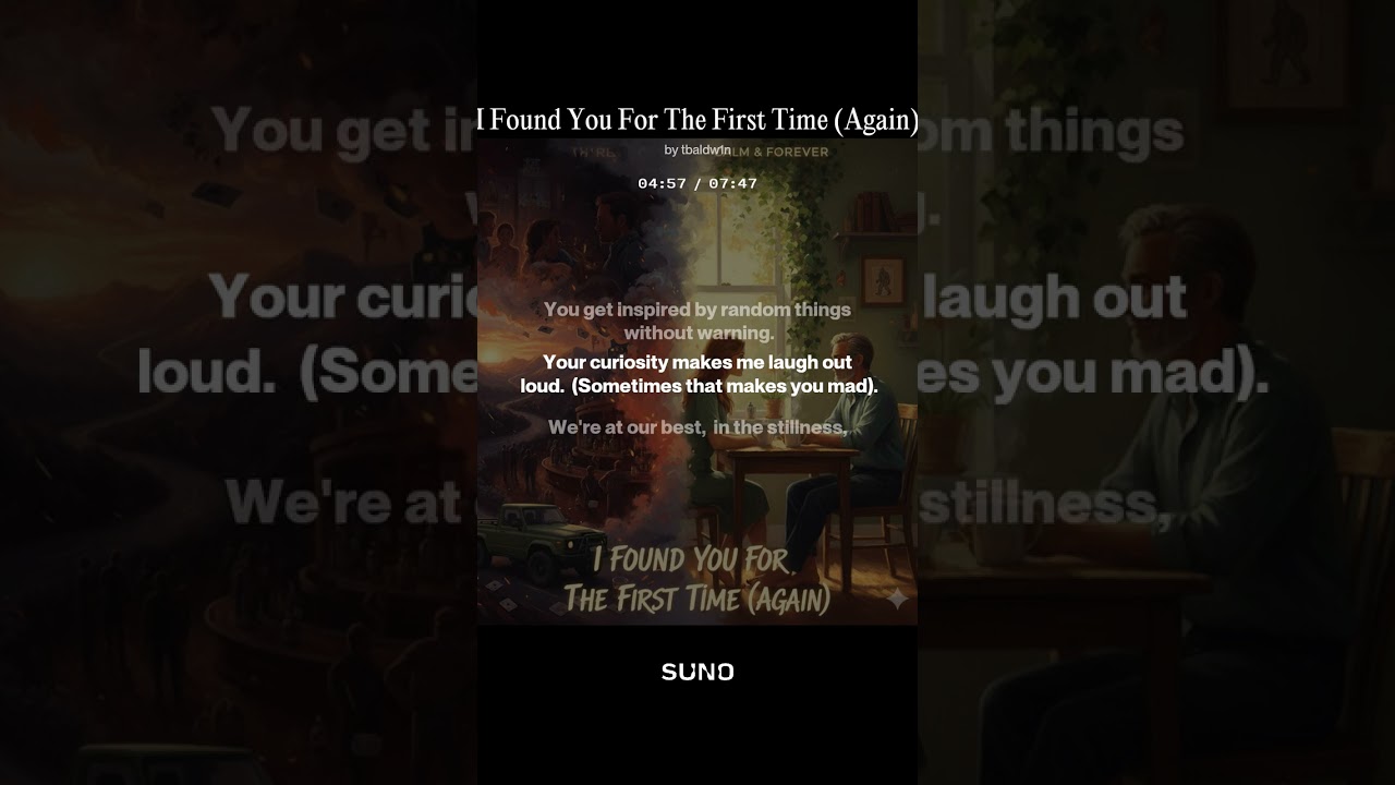 I Found You For The First Time Again