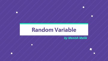 Random Variable ( Class - 2 ) | Alpha Plus
