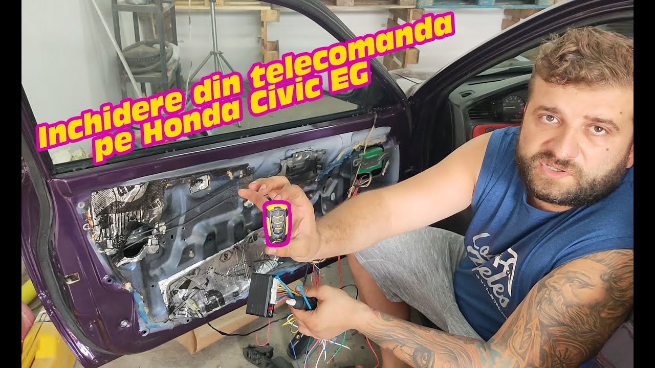 Cum se monteaza o inchidere centralizata aftermarket! Pe Honda!