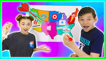 Throwing a Dart at a Map & Buying Whatever it Lands On! | We Are The Davises